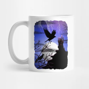 Raven's Haunted Castle Mug